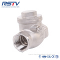 Stainless Steel Swing Type Screwed end Check Valve
